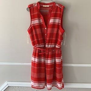 Polka Dot Stripe Dress